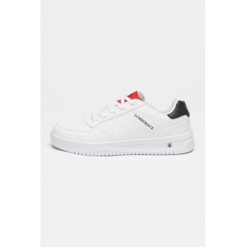 Pantofi sport de piele ecologica cu detalii logo Udemy