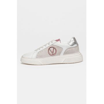 Pantofi sport din piele cu detaliu logo