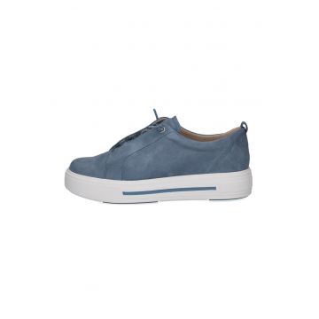 Pantofi sport flatform de piele