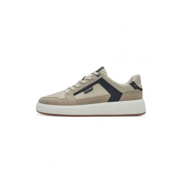 Pantofi sport low-cut din piele ecologica