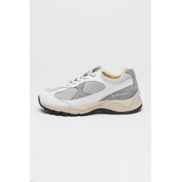 Pantofi sport unisex de plasa cu garnituri de piele Oryon