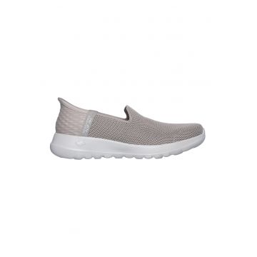 Pantofi slip-on de plasa tricotata