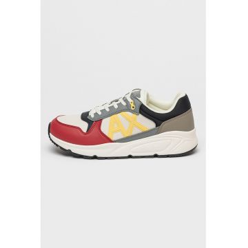 Pantofi sport cu detalii contrastante