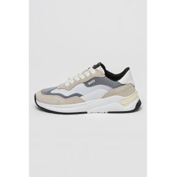 Pantofi sport cu insertii de piele intoarsa Skylar