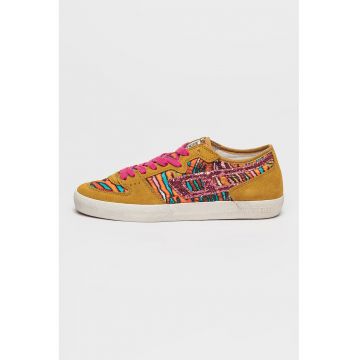 Pantofi sport cu insertii din piele intoarsa Leroji D-1