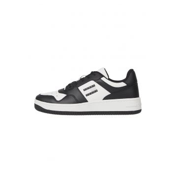 Pantofi sport de piele cu model colorblock