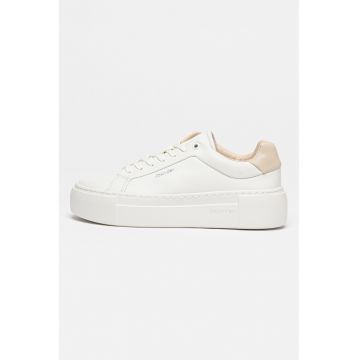 Pantofi sport de piele cu platforma