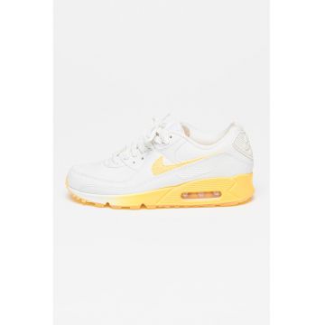 Pantofi sport de piele ecologica cu garnituri de plasa Air Max 90