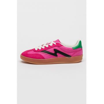 Pantofi sport de piele ecologica cu sireturi Giia