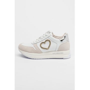 Pantofi sport din piele cu talpa wedge