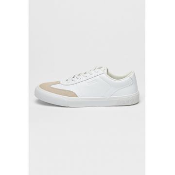 Pantofi sport din piele ecologica cu sireturi