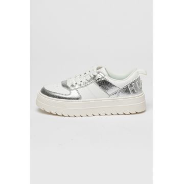 Pantofi sport flatform cu logo Lysa