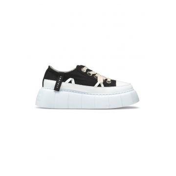 Pantofi sport flatform - din material textil