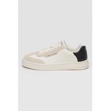 Pantofi sport low cut din piele ecologica