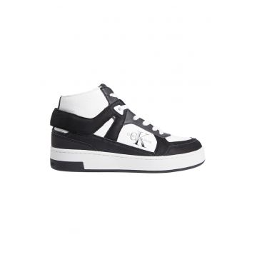 Pantofi sport mid-cut de piele