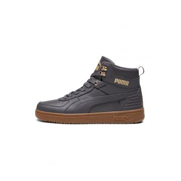Pantofi sport mid-high de piele si piele ecologica Rebound Rugged