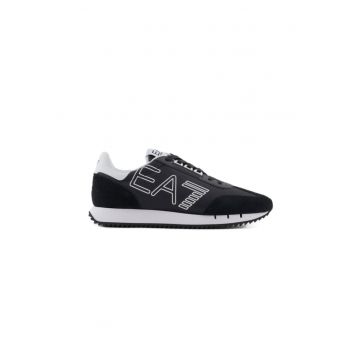 Pantofi sport  pentru Barbati - black white vintage - X8X101-XK257-U448 - Negru