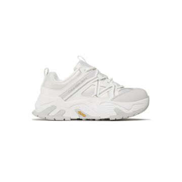 Pantofi sport  pentru Femei - chunky run vibram lace refl wn - YW0YW01062-YBR - Alb