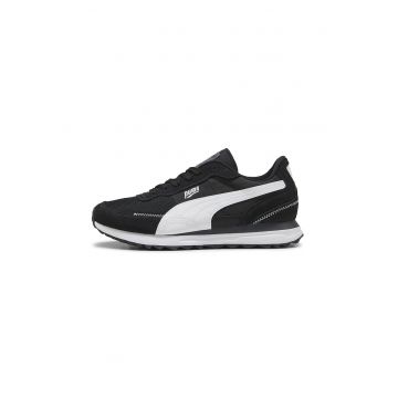 Pantofi sport unisex cu detalii de piele intoarsa Road Rider