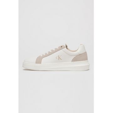 Pantofi sport cu garnituri din piele intoarsa