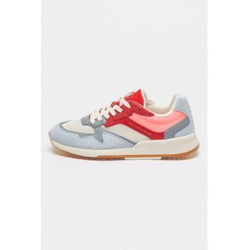 Pantofi sport cu insertii de piele intoarsa Vivi