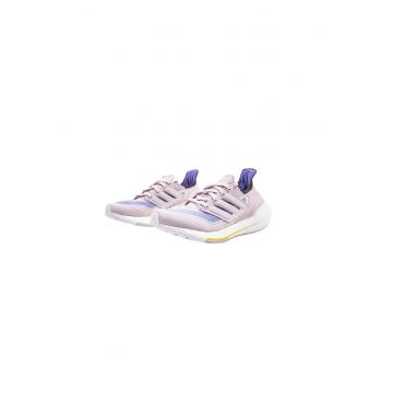Pantofi sport dama -  Ultraboost 21 - roz - material textil - talpa cauciuc - flori -