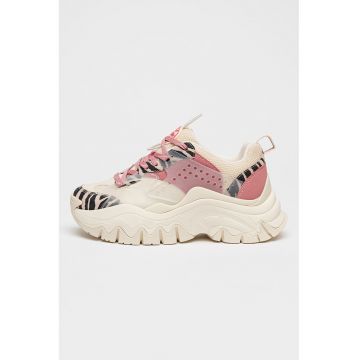 Pantofi sport demi-wedge cu model Trail