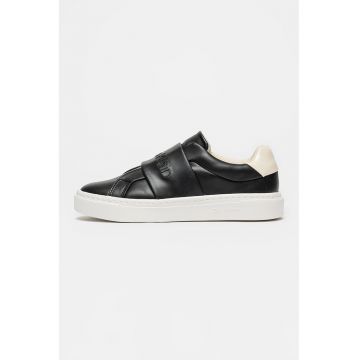 Pantofi sport din piele cu logo