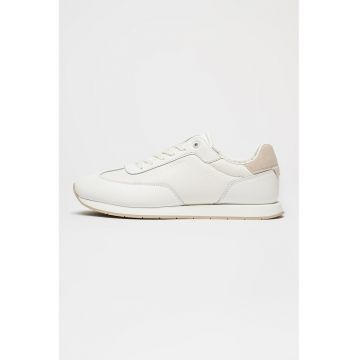 Pantofi sport din piele cu sireturi