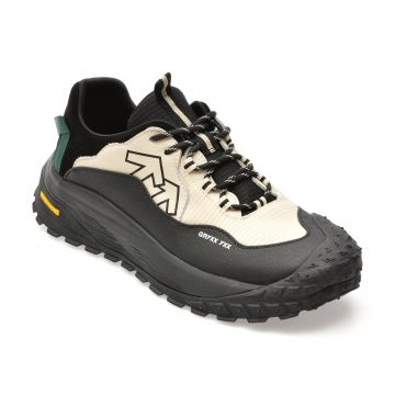 Pantofi sport GRYXX alb-negru, LN37, din piele naturala