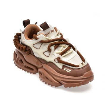 Pantofi sport GRYXX maro, 82695, din material textil