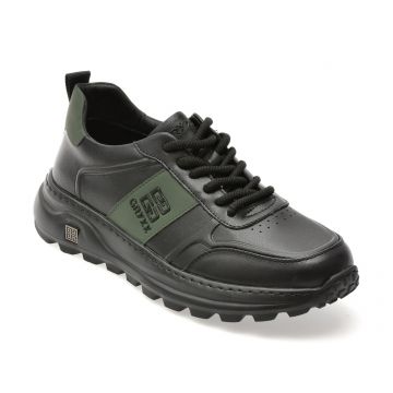 Pantofi sport GRYXX negri, 61915, din piele naturala