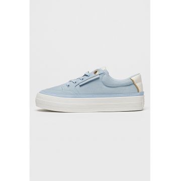 Pantofi sport low-cut cu talpa flatform