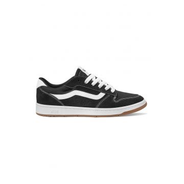 Pantofi sport low-cut din piele intoarsa