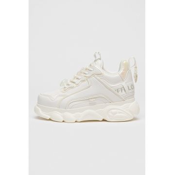 Pantofi sport wedge cu aplicatie inima