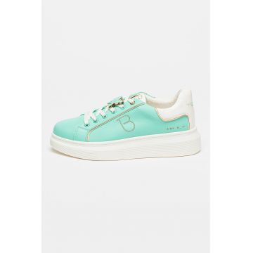 Pantofi sport wedge din piele Fenice