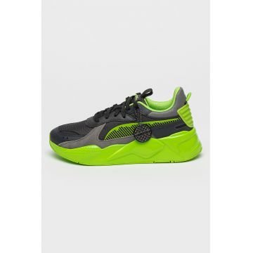 TNMT - Pantofi sport cu garnituri de piele intoarsa