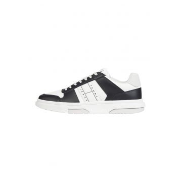 Pantofi sport de piele cu logo