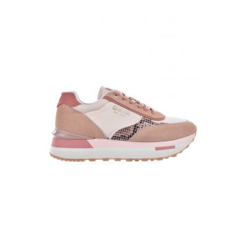 Pantofi sport flatform colorblock