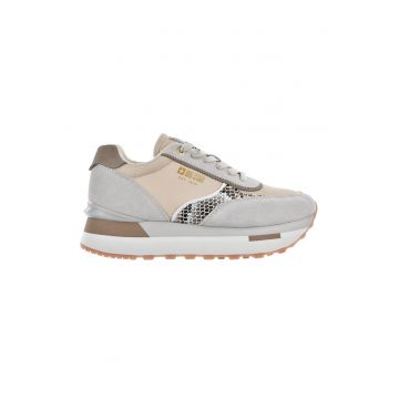 Pantofi sport flatform colorblock