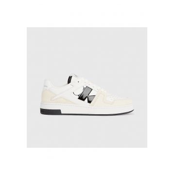 Pantofi sport  pentru Barbati - basket cupsole low lth - YM0YM00933-01W - Alb
