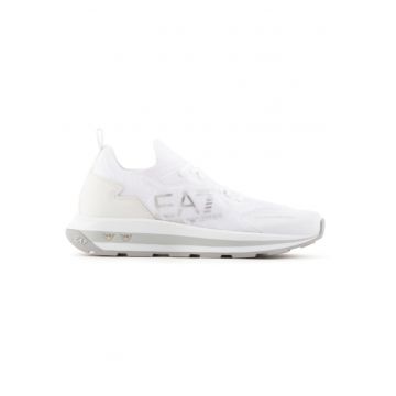 Pantofi sport  pentru Femei - Black White Altura Knit - X8X113-XK269-S308 - Alb