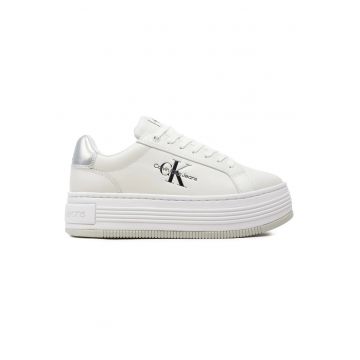 Pantofi sport  pentru Femei - bold platf low lace lthml mtl - YW0YW01516-0K9 - Alb