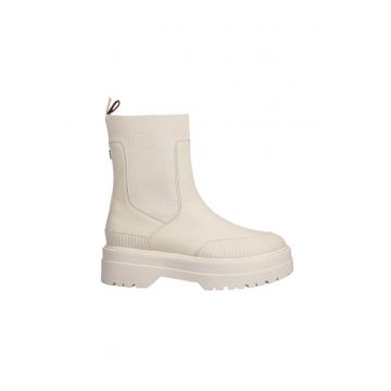 Pantofi sport  pentru Femei - feminine rubberirzed boot - FW0FW07475-ABH - Bej