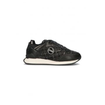 Pantofi sport  pentru Femei - travis plus tweed - TRAVPL-T-063 - Negru