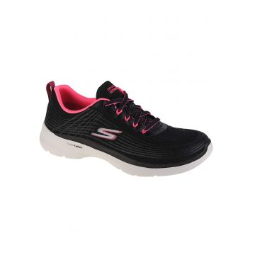 Sneakers -  Go Walk 6 - Stunning Glow 124554-BKHP - Negru
