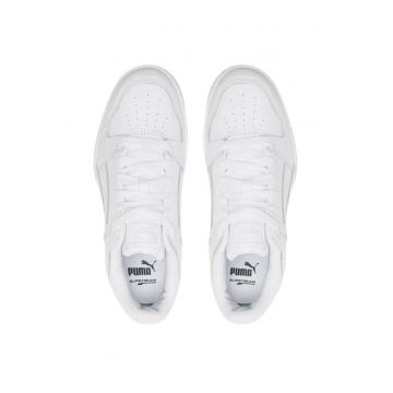 Tenisi barbati -  Piele naturala - Alb