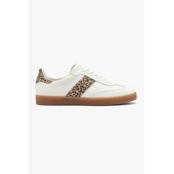 Pantofi sport din piele intoarsa cu varf rotund