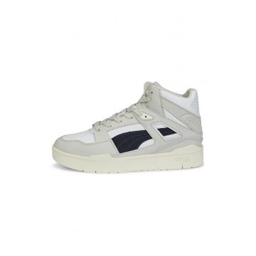 Pantofi sport high-cut cu garnituri din piele Slipstream