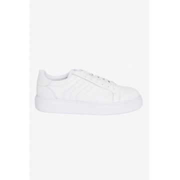 Pantofi sport low-cut din piele